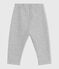 Pantalon bébé en coton uni gris FUMEE CHINE