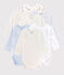 Lot surprise de 7 bodies naissance manches longues bébé variante 1