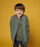 Cardigan esprit teddy en tubique enfant garçon vert VALLEE