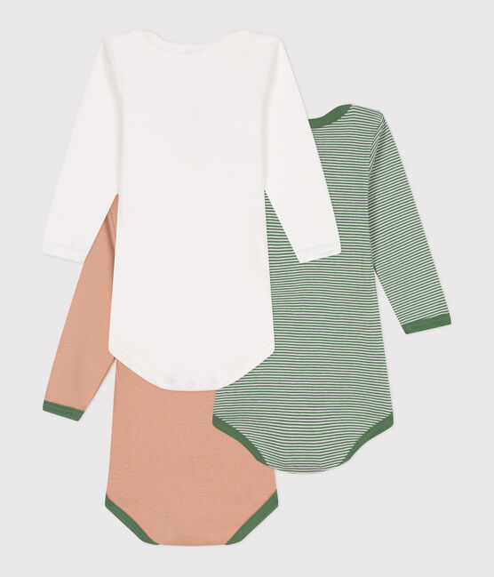 Lot de 3 bodies manches longues en coton bébé variante 7