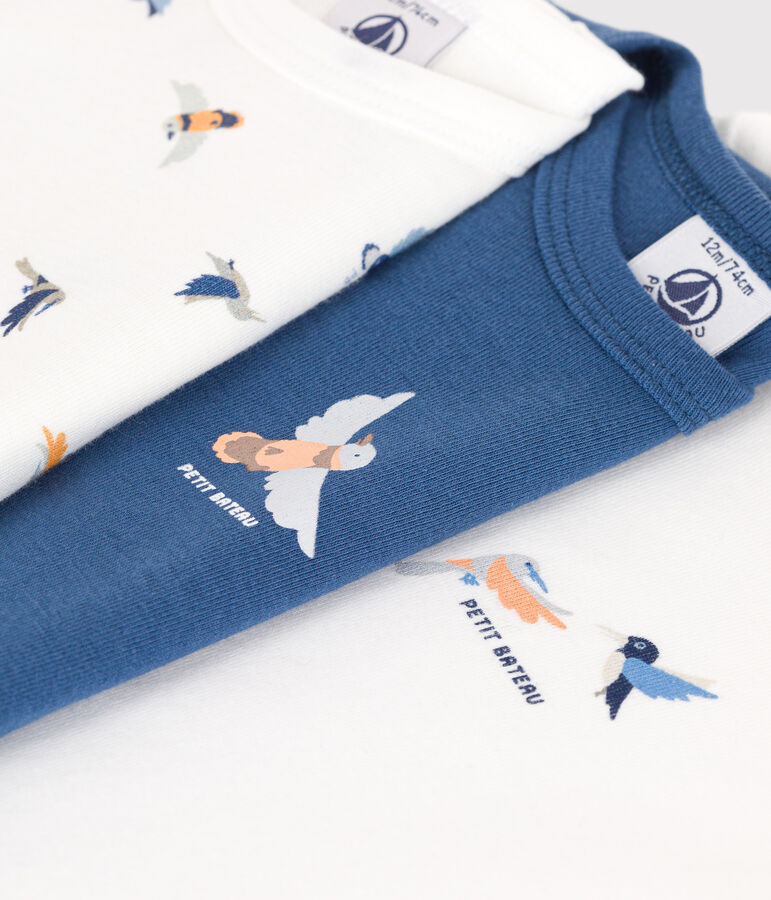 Lot de 3 bodies manches longues en coton b&eacute;b&eacute; variante 3