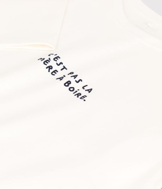 Tee-shirt Tajinebanane x Petit Bateau blanc MARSHMALLOW