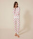 Pyjama cœur en coton femme