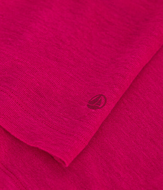 Tee-shirt en lin femme rose DELHI