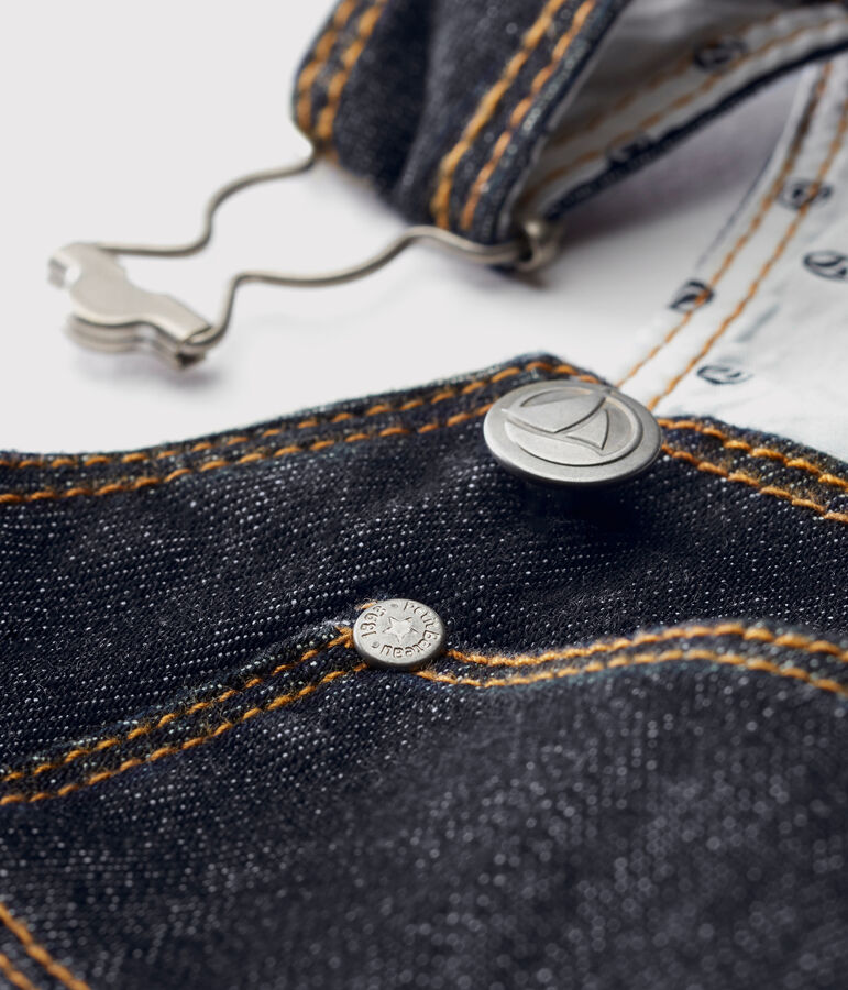 Salopette longue b&eacute;b&eacute; gar&ccedil;on bleu