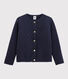 Cardigan en tubique enfant fille