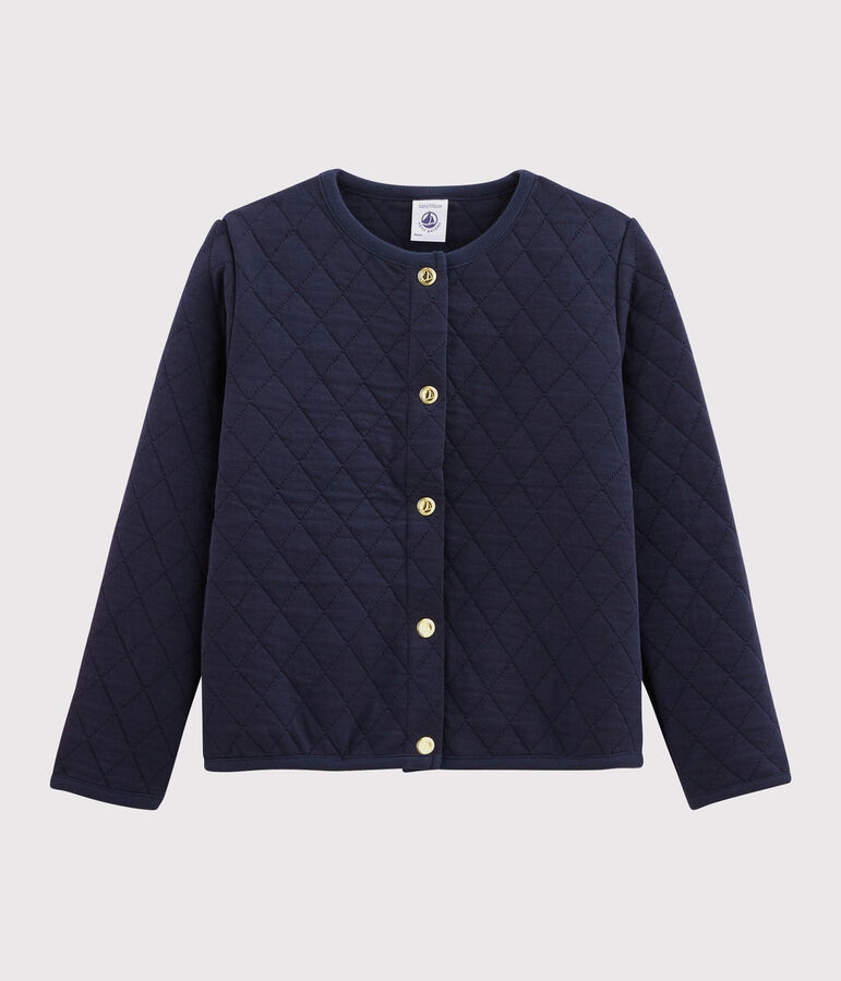 Cardigan en tubique enfant Fille bleu SMOKING