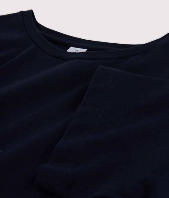 Tee-shirt LE BOXY en coton Femme bleu SMOKING