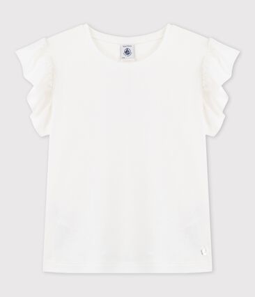 Tee-shirt manches courtes en coton enfant fille