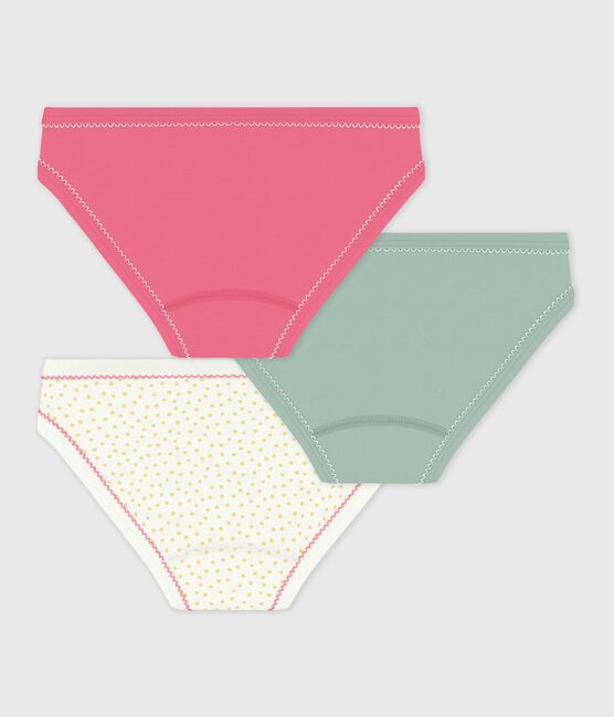 Lot de culottes enfant en coton imprimé pois variante 1