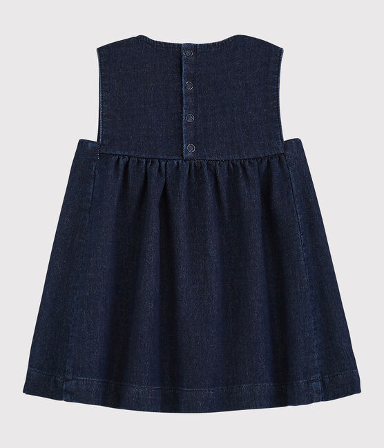 Robe sans manches bébé fille bleu JEANS