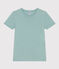 Tee Shirt manches courtes en coton vert PAUL