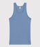 Débardeur l'Iconique en coton femme bleu BEACH