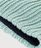 Snood en tricot doublé en polaire bébé/enfant garçon-fille vert PAUL