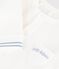 Combinaison b&eacute;b&eacute; en coton uni blanc