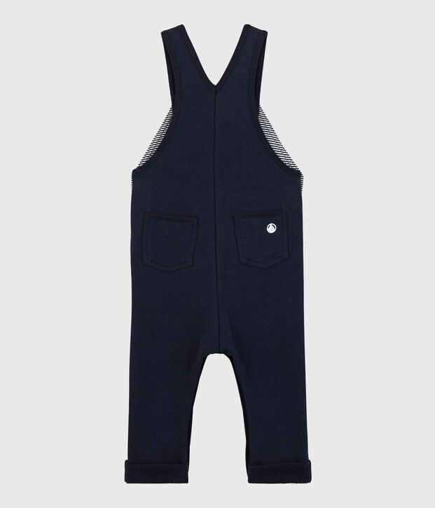 Salopette molleton b&eacute;b&eacute;. bleu