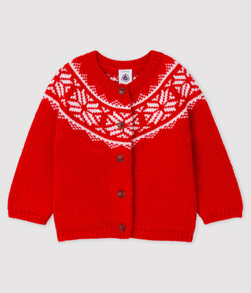 PETIT BATEAU - Cardigan 100% laine bébé
