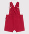 Salopette bébé en coton broderie anglaise jambes courtes SPI
