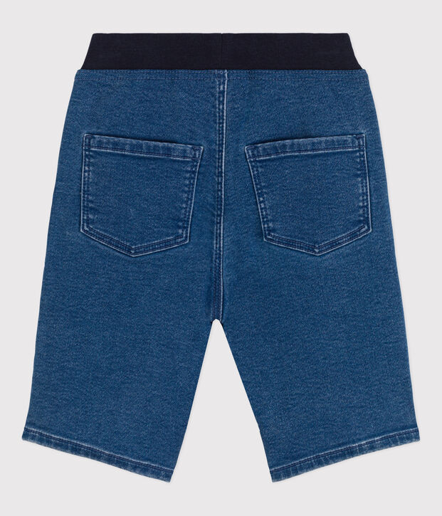 Bermuda denim enfant gar&ccedil;on bleu