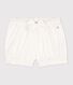 Culotte bloomer en satin soyeux bébé fille