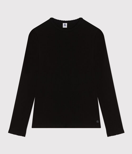 TEE-SHIRT L'ICONIQUE COCOTTE EN COTON FEMME noir NOIR