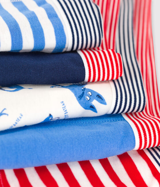 Lot de 5 boxers petit garçon en coton variante 1