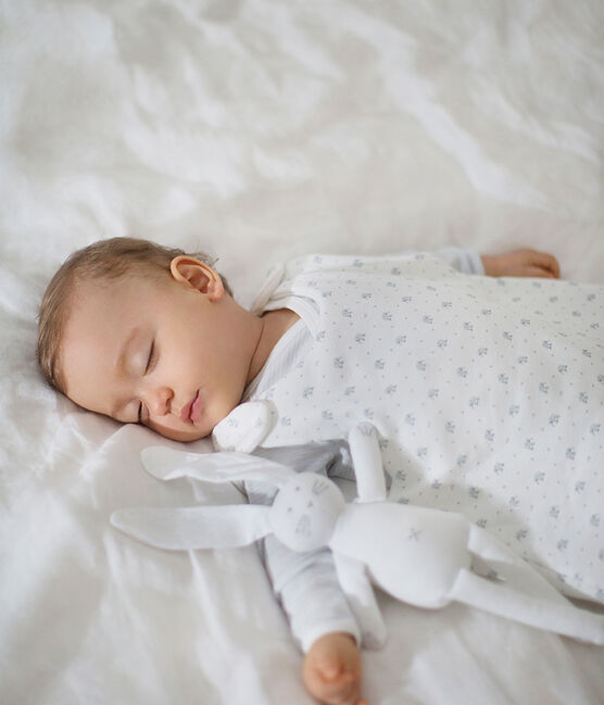 Gigoteuse bébé mixte imprimée blanc MARSHMALLOW/blanc MULTICO