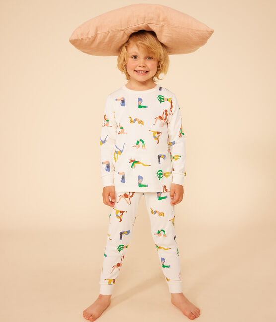 Pyjama imprimé motif animaux en coton enfant blanc AVALANCHE/ MULTICO