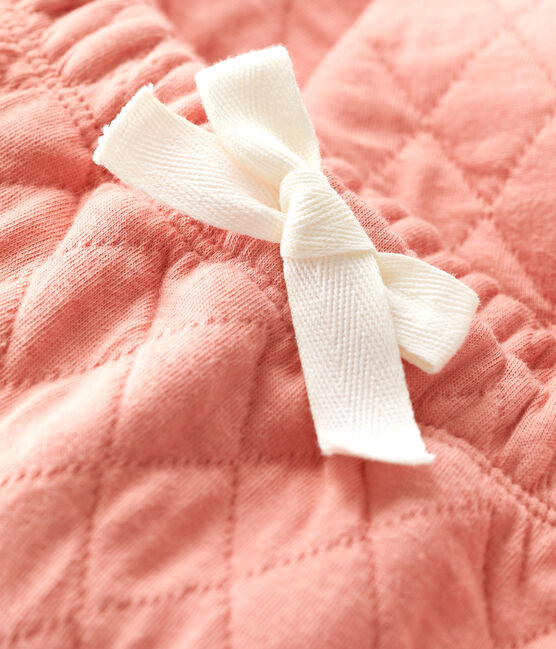 Pantalon en tubique matelassé bébé rose PAPAYE