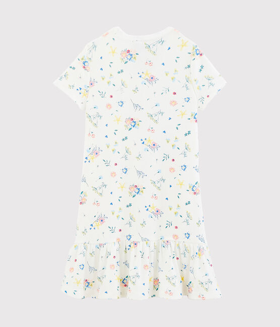 Chemise de nuit petite fille avec diadème blanc MARSHMALLOW/blanc MULTICO