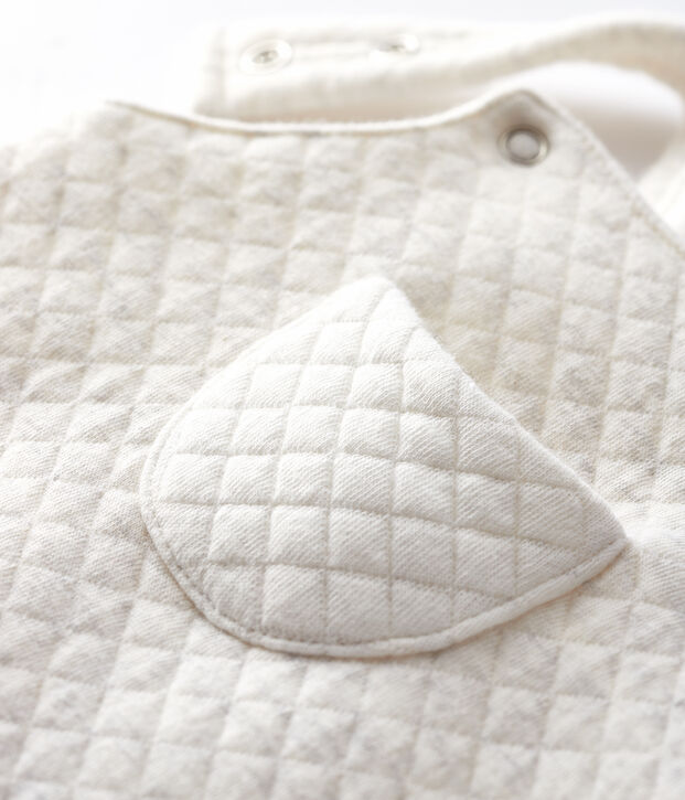 Salopette longue b&eacute;b&eacute; en tubique beige