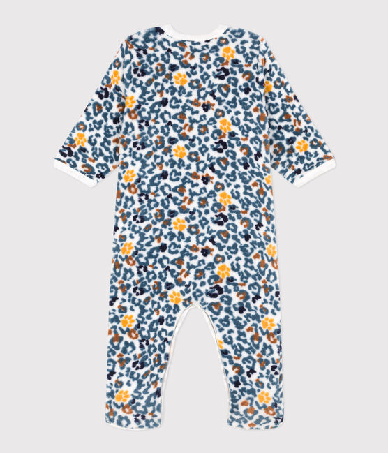 SurPyjama bébé en polaire blanc MARSHMALLOW/blanc MULTICO