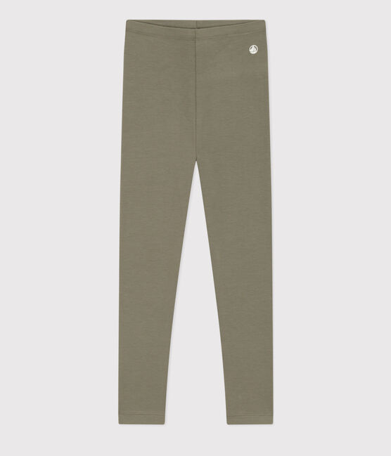 Legging en jersey élasthanne enfant fille vert MARECAGE