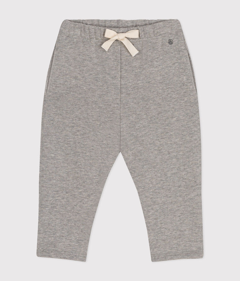 Pantalon en molleton b&eacute;b&eacute; gris CHATON CHINE