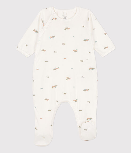 Dors-bien animaux en coton blanc MARSHMALLOW/blanc MULTICO