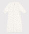 Combisac imprimé en coton blanc MARSHMALLOW/ EDNA