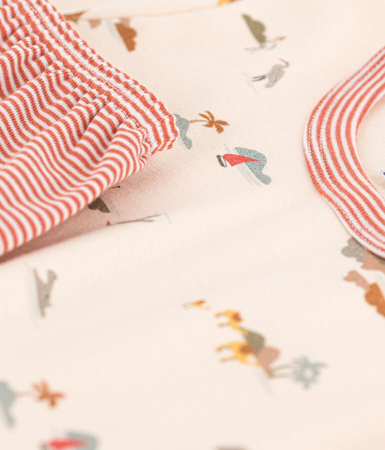 Pyjacourt animaux en coton enfant blanc AVALANCHE/ MULTICO