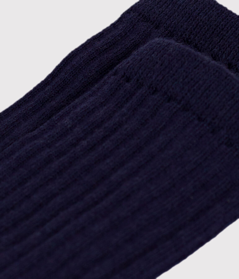 Chaussettes hautes enfant en laine et coton variante 1