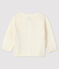 Cardigan manches longues bébé fille blanc MARSHMALLOW