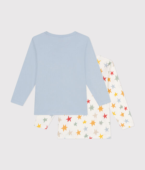 Lot de 2 tee-shirts à manches longues étoiles en coton enfant variante 1