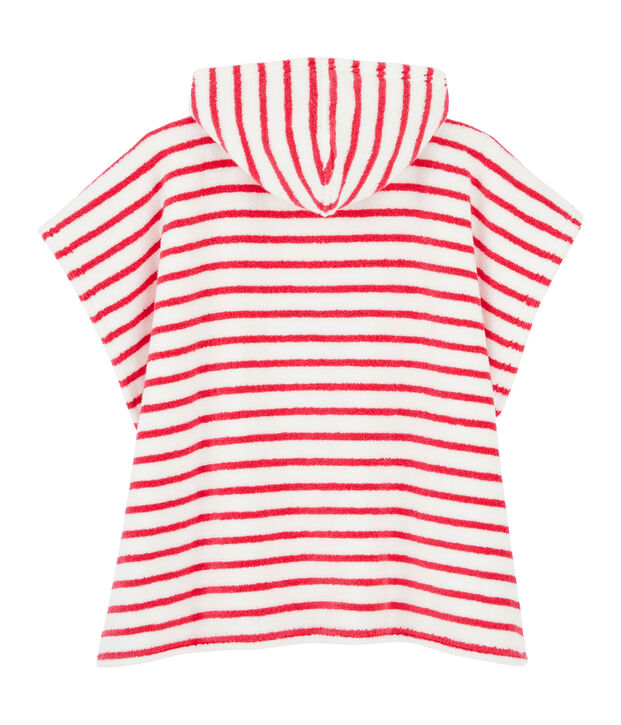 Poncho de plage &agrave; capuche b&eacute;b&eacute; mixte rose