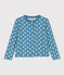 Cardigan imprimé en tubique matelassé enfant fille POLOCHON/ MULTICO