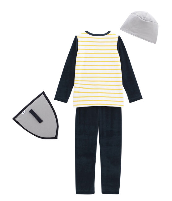 Pyjama petit garçon bleu SMOKING/blanc MULTICO