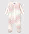 Dors-bien bébé Petit Bateau Je t'aime en coton blanc MARSHMALLOW/rouge TERKUIT