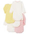 Lot de 5 bodies manches longues bébé fille variante 1