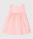 Robe sans manches bébé fille rayée