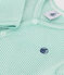 Pyjama bébé en coton à rayures vert ALOEVERA