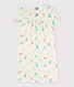 Chemise de nuit imprimé  hippocampes petite fille en coton