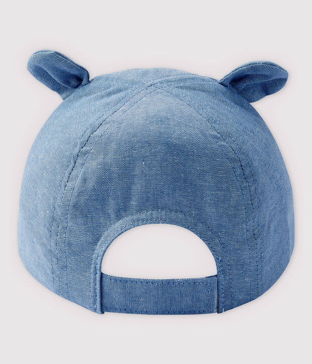 Casquette en denim b&eacute;b&eacute; fille / b&eacute;b&eacute; gar&ccedil;on bleu