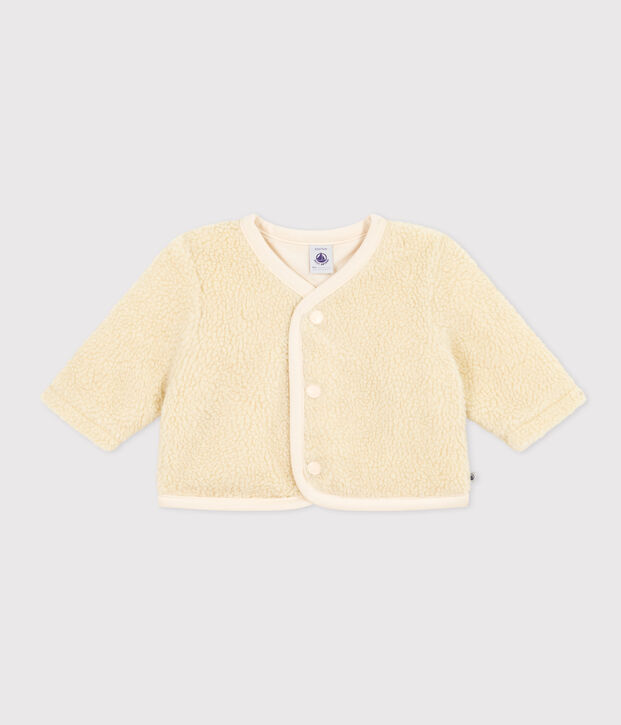 Veste en sherpa b&eacute;b&eacute; &eacute;cru